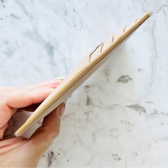 SAINT LAURENT Paris Zipped Credit Card Case in Acapulco Nude Shiny Leather - Picture 10 of 15